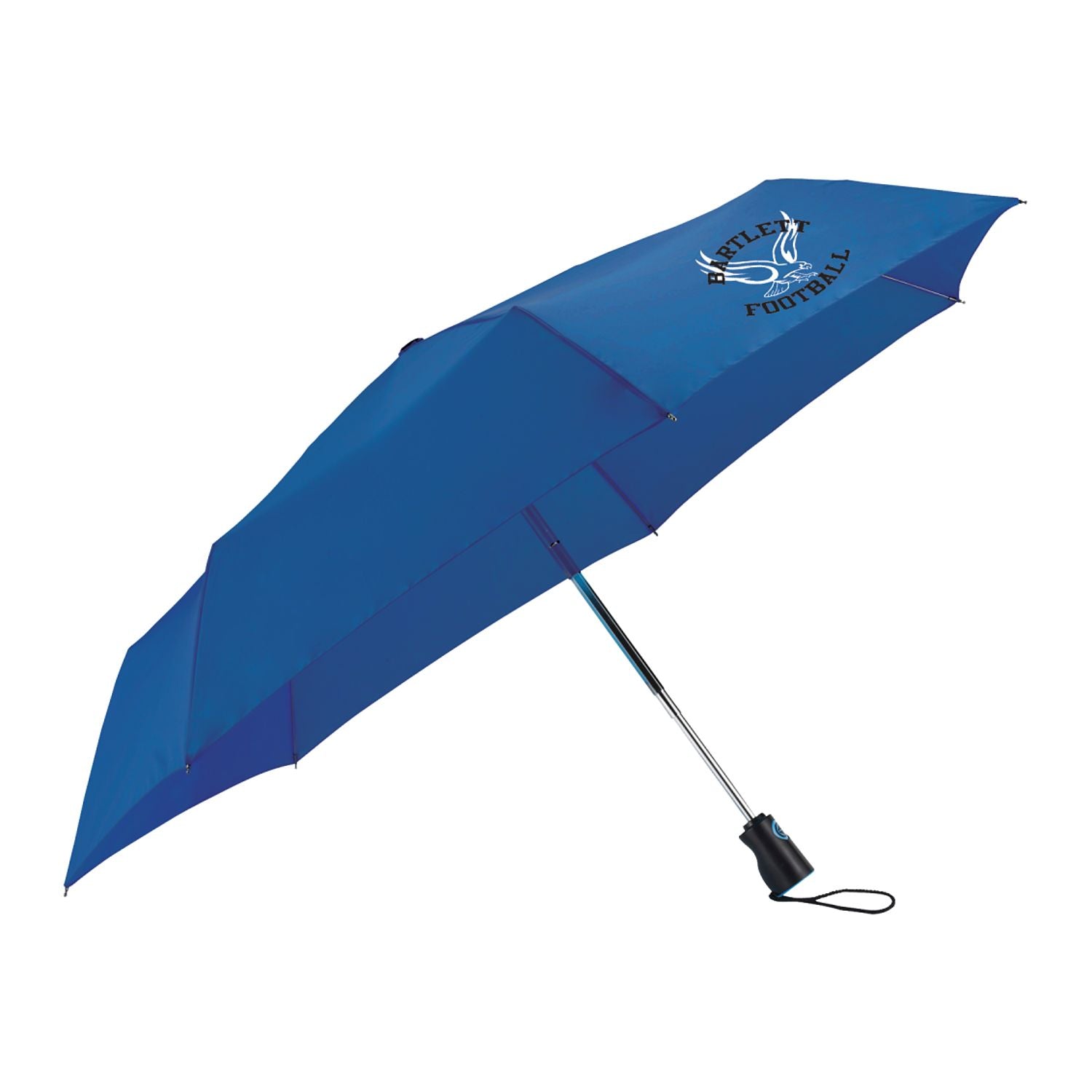 auto open promotional umbrella blue